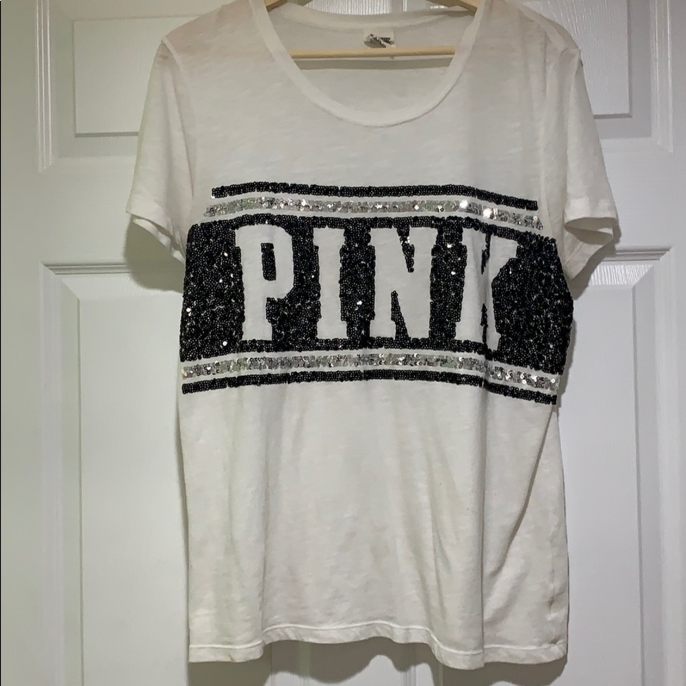 PINK VS sequence tee shirt